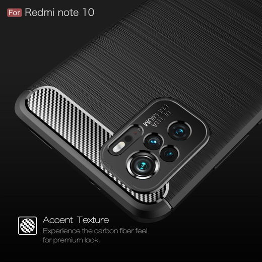 Xiaomi Redmi Poco M5s / Note 10(S) Hoesje Geborsteld TPU Back Cover Zwart afbeelding 7