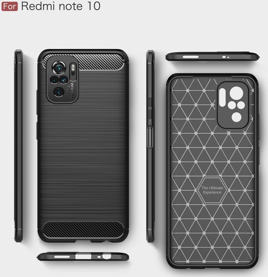 Xiaomi Redmi Poco M5s / Note 10(S) Hoesje Geborsteld TPU Back Cover Zwart afbeelding 9