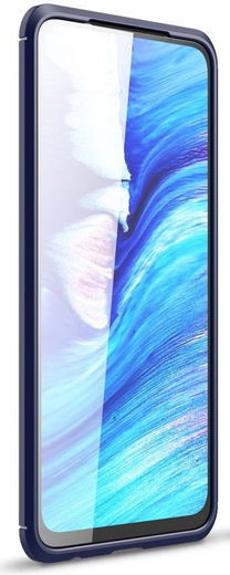 Xiaomi Redmi Note 10 / 10S Hoesje Geborsteld TPU Back Cover Blauw afbeelding 4