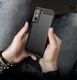 Samsung Galaxy S21 FE Hoesje Geborsteld TPU Flexibele Back Cover Zwart afbeelding 7
