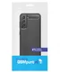 Samsung Galaxy S21 FE Hoesje Geborsteld TPU Flexibele Back Cover Zwart afbeelding 2