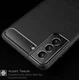 Samsung Galaxy S21 FE Hoesje Geborsteld TPU Flexibele Back Cover Zwart afbeelding 11
