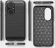 Huawei P50 Hoesje Geborsteld TPU Flexibele Back Cover Zwart afbeelding 11