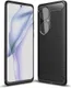 Huawei P50 Pro Hoesje Geborsteld TPU Flexibele Back Cover Zwart afbeelding 14