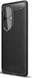 Huawei P50 Pro Hoesje Geborsteld TPU Flexibele Back Cover Zwart afbeelding 1