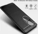 Huawei P50 Pro Hoesje Geborsteld TPU Flexibele Back Cover Zwart afbeelding 7