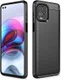Motorola Moto G100 Hoesje Geborsteld TPU Flexibele Back Cover Zwart afbeelding 5