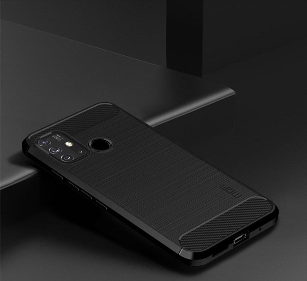Motorola Moto G10 / G20 / G30 Hoesje Geborsteld TPU Back Cover Zwart afbeelding 9