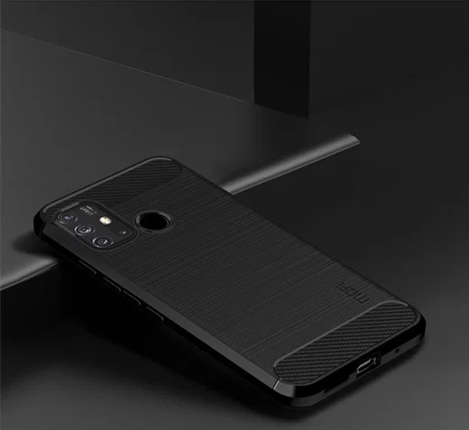 Motorola Moto G10 / G20 / G30 Hoesje Geborsteld TPU Back Cover Zwart afbeelding 9