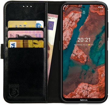Rosso Element Nokia X10/X20 Hoesje Book Cover Wallet Zwart
