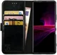 Rosso Element Sony Xperia 1 III Hoesje Book Cover Zwart afbeelding 1