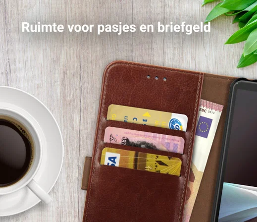 Rosso Element Sony Xperia 10 III Hoesje Book Cover Wallet Case Bruin afbeelding 5