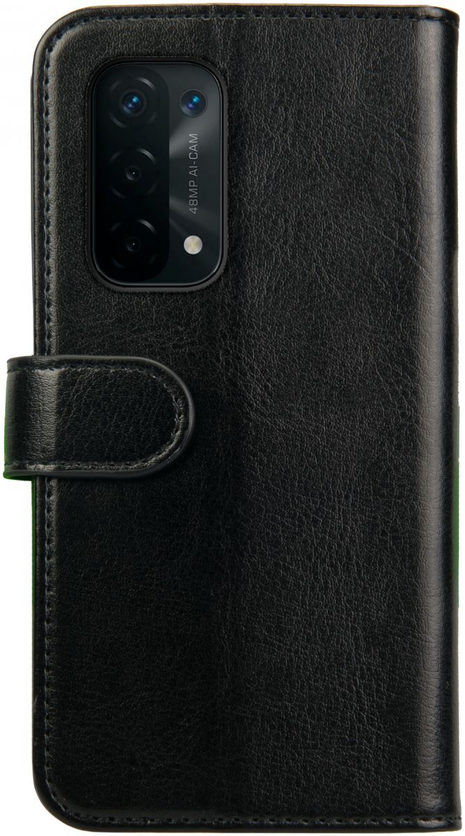 Rosso Element Oppo A74 5G Hoesje Book Cover Wallet Zwart afbeelding 2