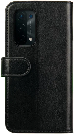 Rosso Element Oppo A74 5G Hoesje Book Cover Wallet Zwart afbeelding 2