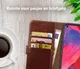 Rosso Element Oppo A74 5G Hoesje Book Cover Wallet Bruin afbeelding 5