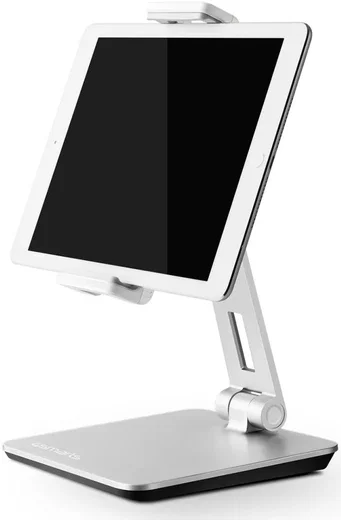 4smarts ErgoFix Universele Bureauhouder voor Smartphone/Tablet Zilver afbeelding 1