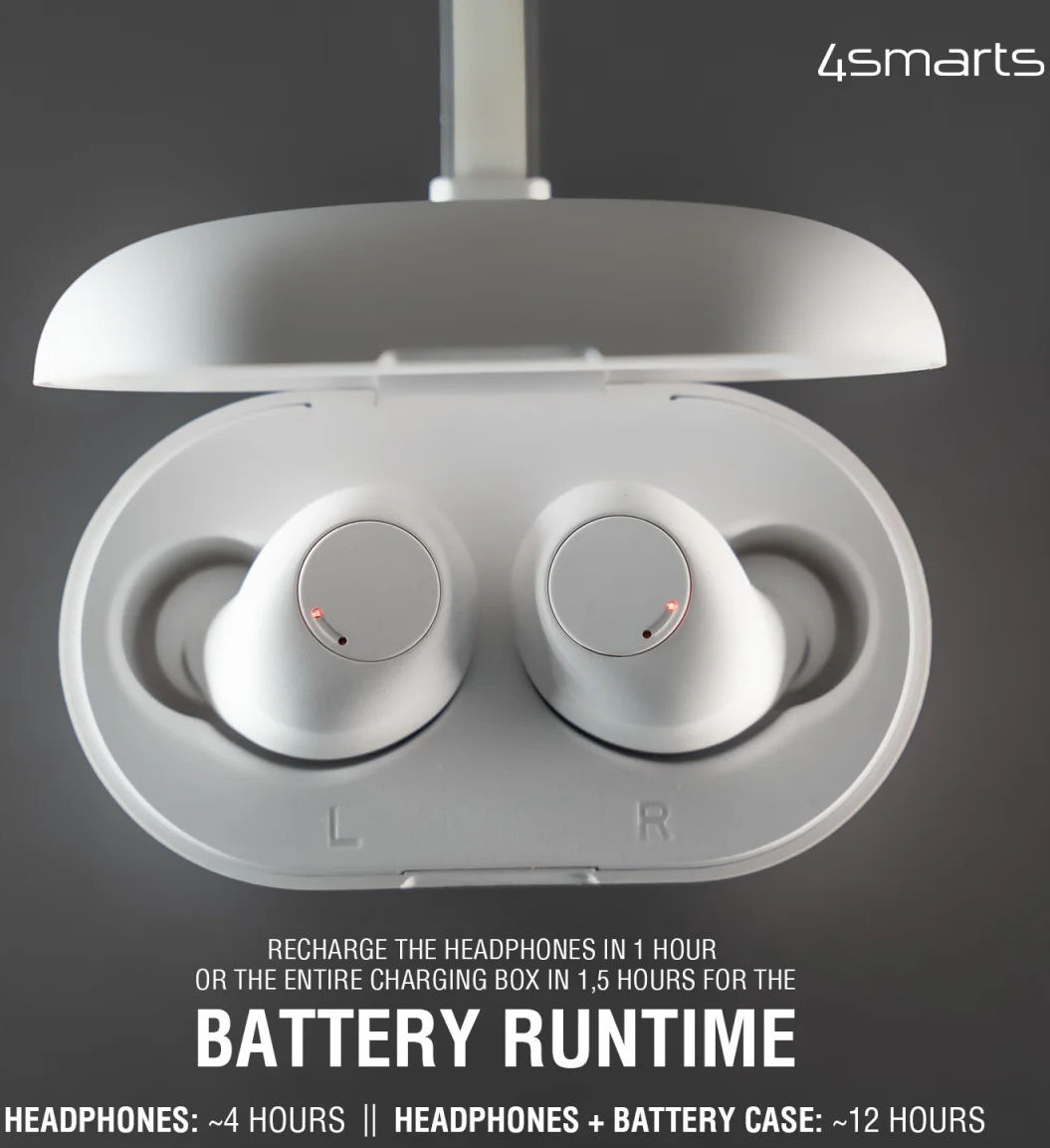 4smarts Eara Core Volledig Draadloze Bluetooth Oordopjes Zwart afbeelding 12