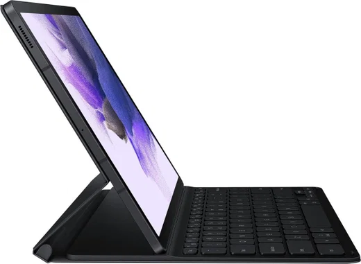 Originele Samsung Tab S8 Plus / S7 Plus / S7 FE Hoes Keyboard Zwart afbeelding 4