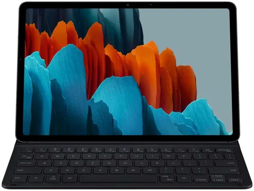 Originele Samsung Galaxy Tab S8 / S7 Hoes met Toetsenbord Zwart afbeelding 5