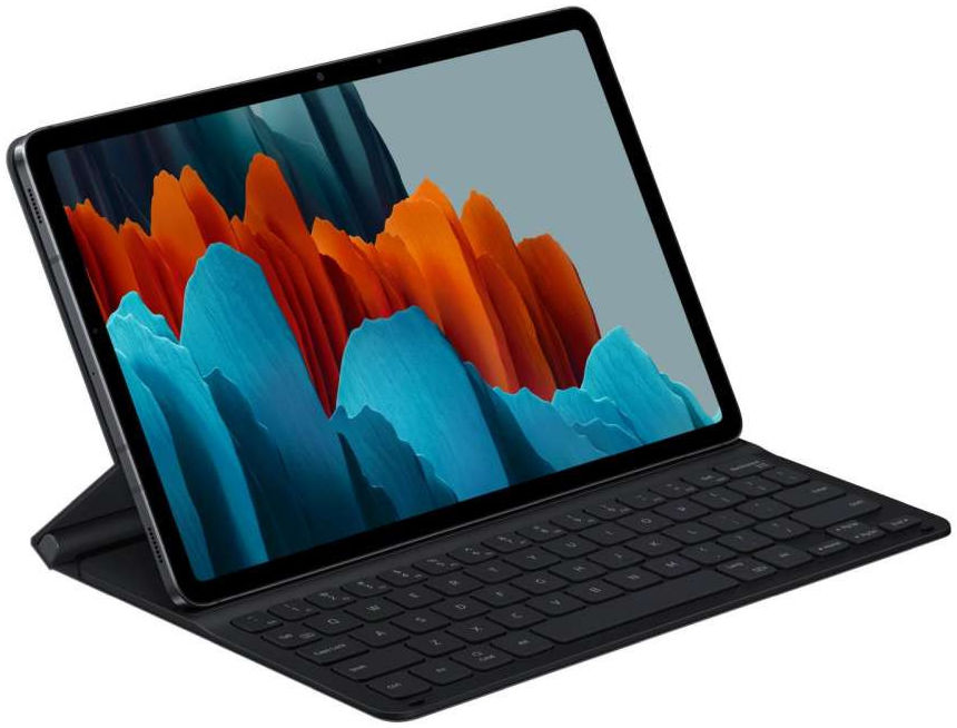 Originele Samsung Galaxy Tab S8 / S7 Hoes met Toetsenbord Zwart afbeelding 1