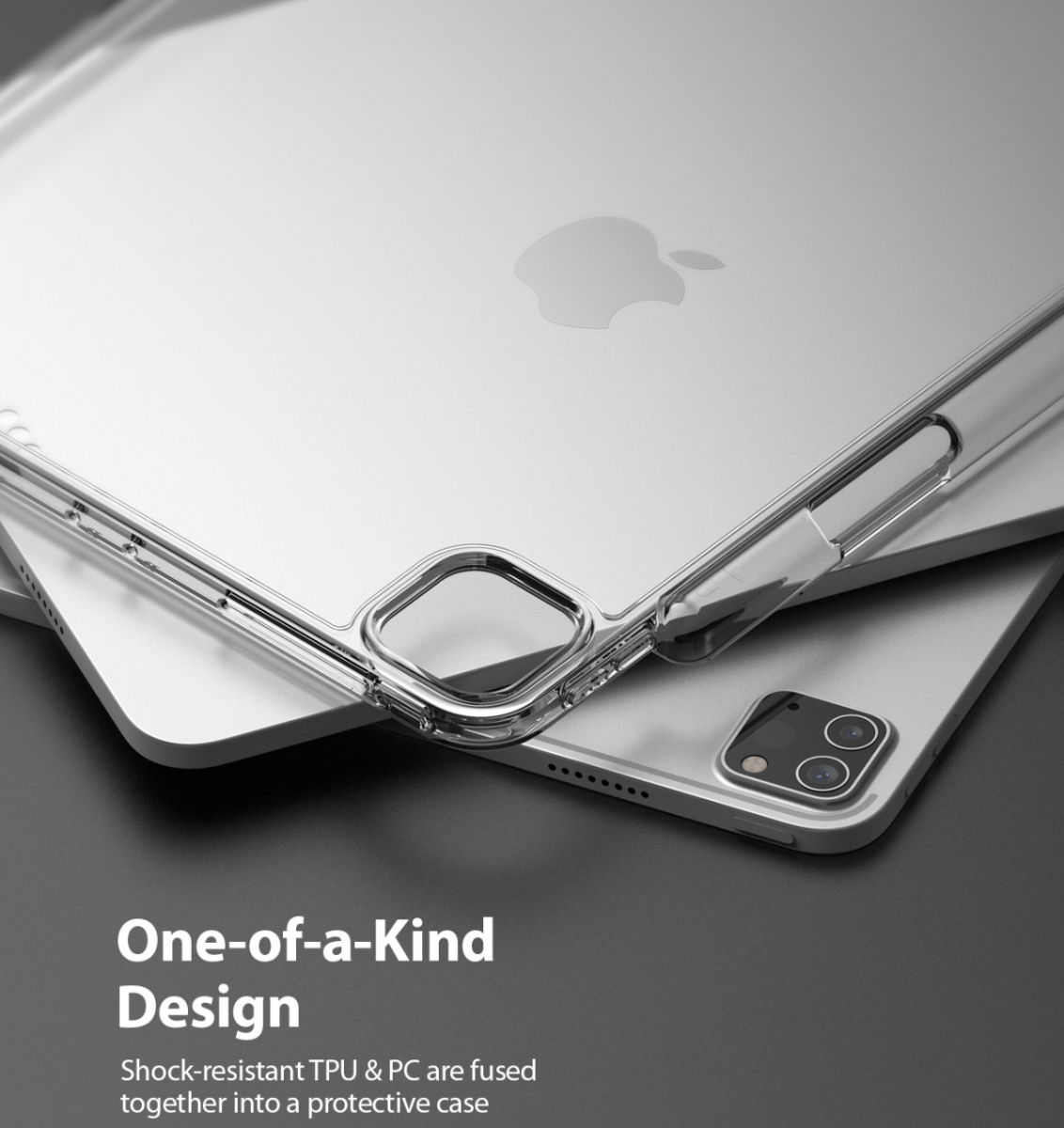 Ringke Fusion Apple iPad Pro 11 Hoes Back Cover Transparant Zwart afbeelding 9