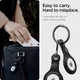 Spigen Valentinus Apple AirTag Hoesje Sleutelhanger Houder Zwart afbeelding 5