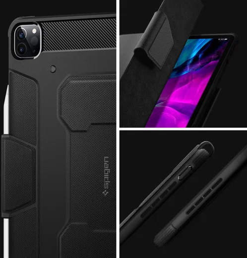 Spigen Rugged Armor Pro Apple iPad Pro 11 (2018/2020/2021) Hoes Zwart afbeelding 6