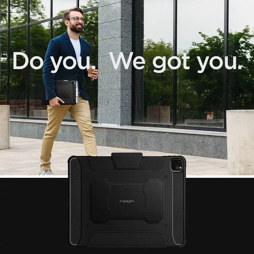 Spigen Rugged Armor Pro Apple iPad Pro 11 (2018/2020/2021) Hoes Zwart afbeelding 9