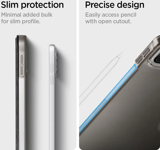 Spigen Smart Fold Apple iPad Pro 11 (2020/2021) Hoes Book Case Zwart afbeelding 12