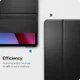 Spigen Smart Fold Apple iPad Pro 12.9 (2021) Hoes Book Case Zwart afbeelding 7
