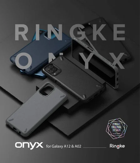 Ringke Onyx Samsung Galaxy A12 Hoesje Flexibel TPU Zwart afbeelding 10