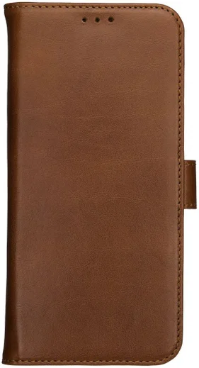 Rosso Deluxe Samsung Galaxy S21 FE Hoesje Echt Leer Book Case Bruin afbeelding 11