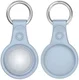 Dux Ducis Apple AirTag Sleutelhanger Zwart/Roze/Blauw/Groen (4-Pack) afbeelding 13