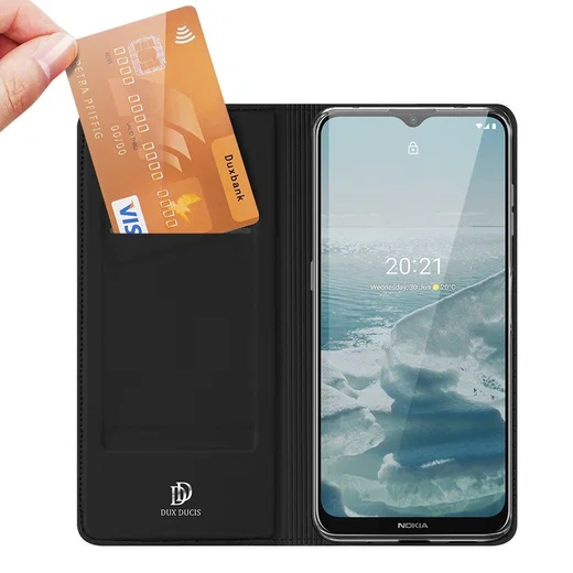 Dux Ducis Skin Pro Series Nokia G10/G20/6.3 Hoesje Portemonnee Zwart afbeelding 2