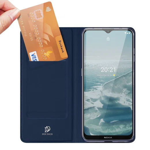 Dux Ducis Skin Pro Series Nokia G10/G20/6.3 Hoesje Portemonnee Blauw afbeelding 2