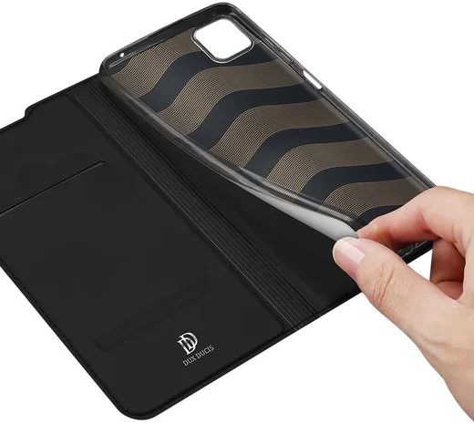 Dux Ducis Skin Pro Series Samsung Galaxy A22 5G Hoesje Zwart afbeelding 5