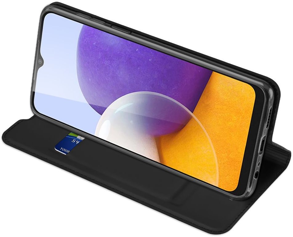 Dux Ducis Skin Pro Series Samsung Galaxy A22 5G Hoesje Zwart afbeelding 7