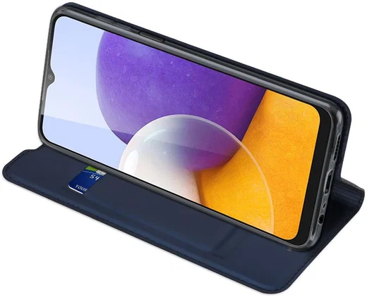 Dux Ducis Skin Pro Series Samsung Galaxy A22 5G Hoesje Blauw afbeelding 7