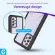 Samsung Galaxy A52 / A52S Hoesje Full Protect 360° Cover Hybride Zwart afbeelding 2