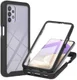 Samsung Galaxy A32 5G Hoesje Full Protect 360° Cover Hybride Zwart afbeelding 1