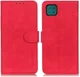 KHAZNEH Samsung Galaxy A22 5G Hoesje Retro Portemonnee Book Case Red afbeelding 6