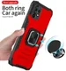 Samsung Galaxy A32 4G Hoesje met Metalen Magnetische Kickstand Zwart afbeelding 4