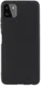 Samsung Galaxy A22 5G Hoesje Dun TPU Matte Back Cover Zwart afbeelding 1