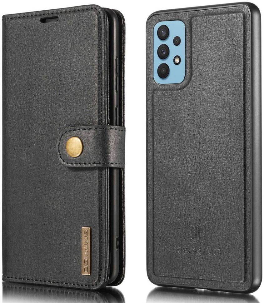 Samsung Galaxy A32 4G Hoesje 2-in-1 Book Case en Back Cover Zwart afbeelding 5