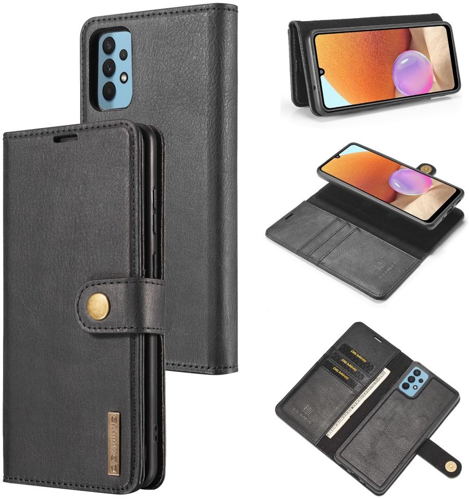 Samsung Galaxy A32 4G Hoesje 2-in-1 Book Case en Back Cover Zwart afbeelding 6