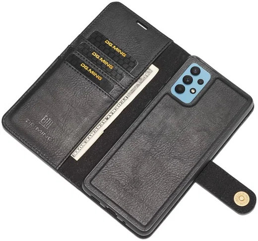 Samsung Galaxy A32 4G Hoesje 2-in-1 Book Case en Back Cover Zwart afbeelding 2
