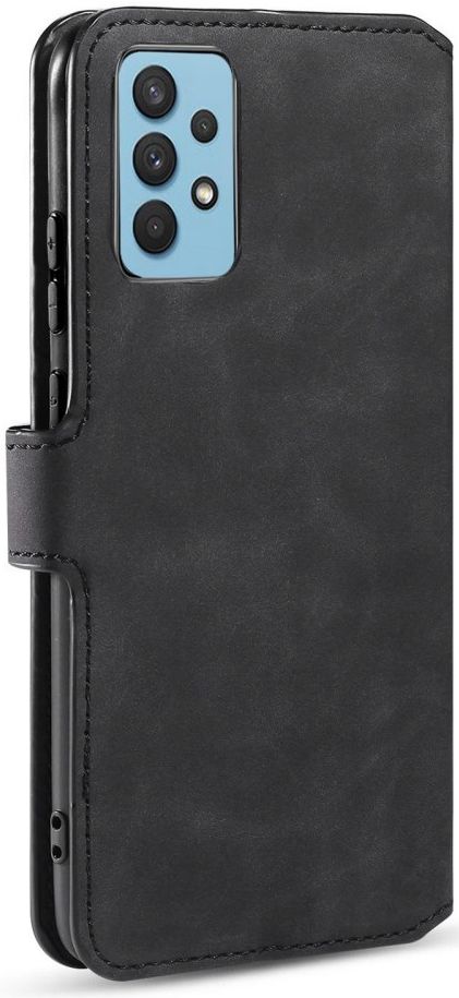 DG Ming Samsung Galaxy A32 4G Hoesje Retro Wallet Book Case Zwart afbeelding 6