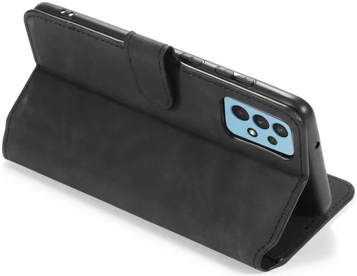 DG Ming Samsung Galaxy A32 4G Hoesje Retro Wallet Book Case Zwart afbeelding 7