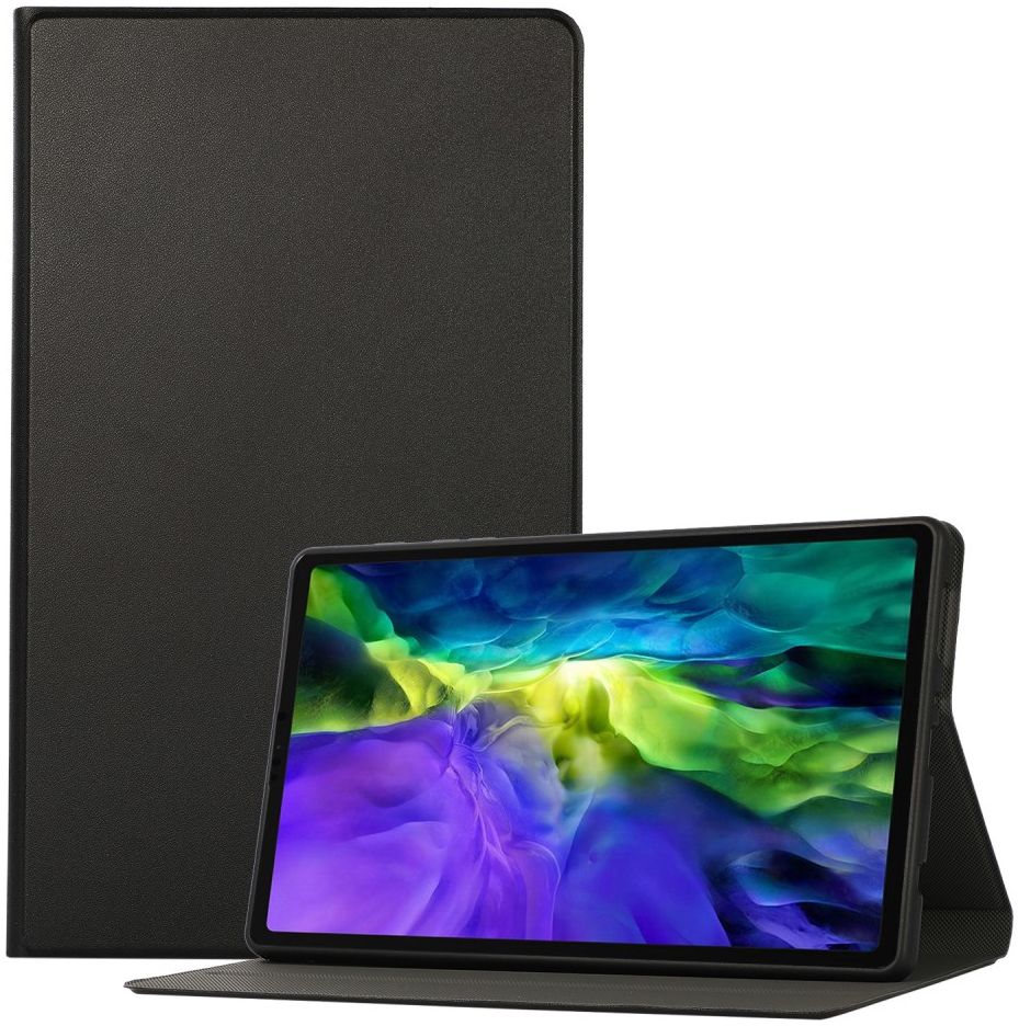 Samsung Galaxy Tab A7 Lite Hoes Two-Fold Book Case Kunstleer Zwart afbeelding 1