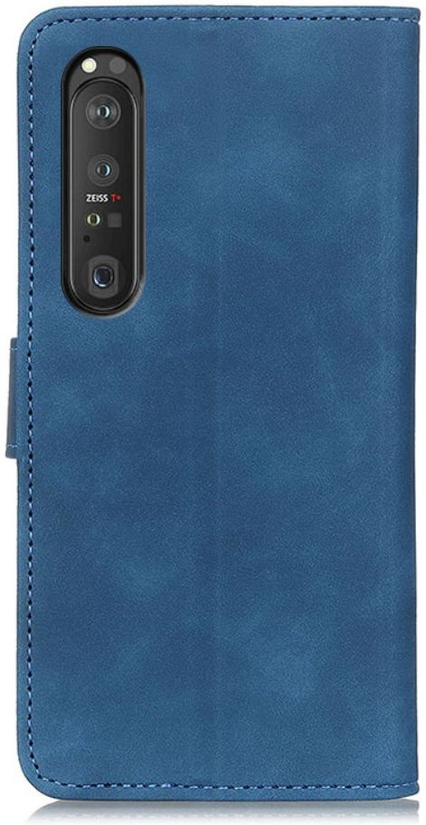 KHAZNEH Sony Xperia 1 III Hoesje Retro Wallet Book Case Blauw afbeelding 3